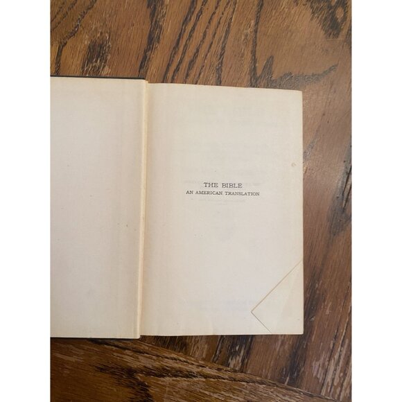 The Bible An American Translation By J.M. Powis Smith & Edgar J. Goodspeed 1935 - Picture 5 of 11